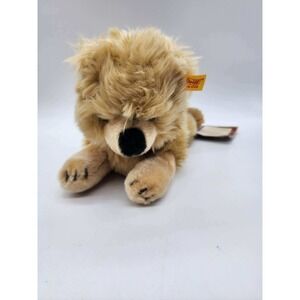 Steiff AKC American Kennel Club Chow Chow Tan Plush Dog Button in Ear 669226